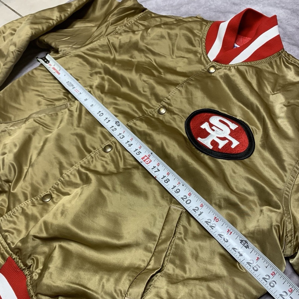 Vintage Pro Line by Starter San Francisco 49ers NFL Satin Starter Jacket Sz Xl - Picture 15 of 16